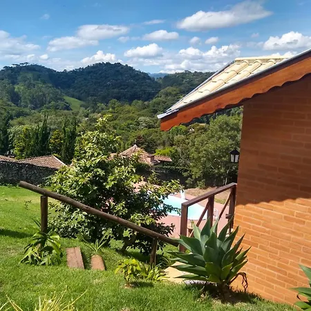 Chale Da Terra Brasil, Piscina, Hidro Dupla, Lareira, Vista Espetacular Villa Santo Antonio do Pinhal Exterior photo
