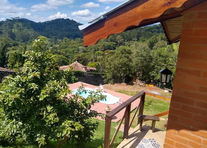 Chale Da Terra Brasil, Piscina, Hidro Dupla, Lareira, Vista Espetacular